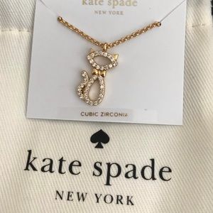 Kate Spade ♠️ Gold Cat Necklace